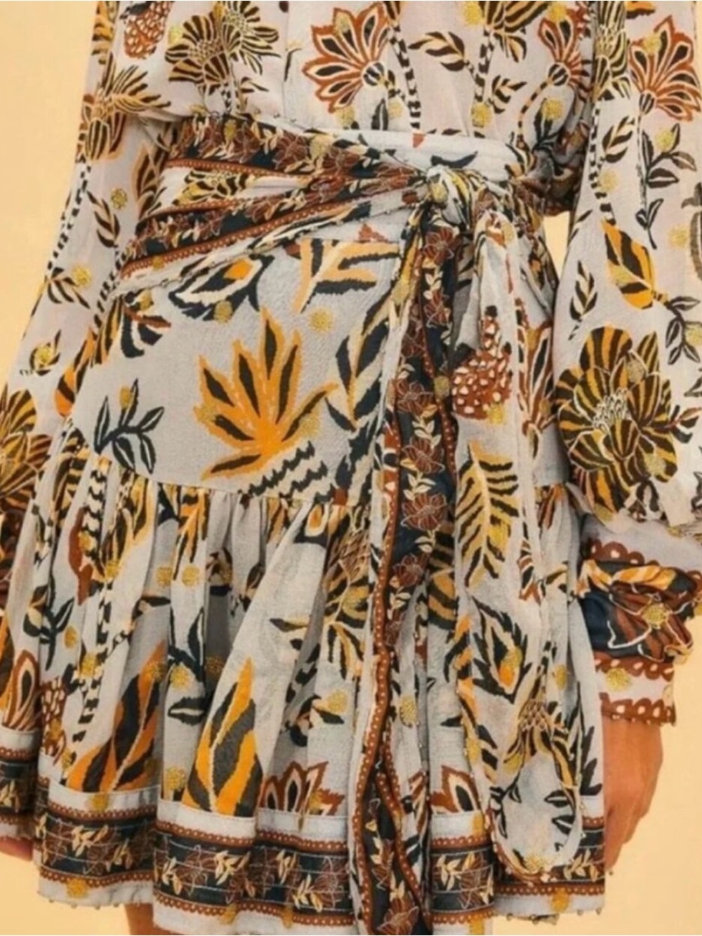 FARM Rio Floral Tapestry SET- TOP & SKIRT - Picture 2 of 3